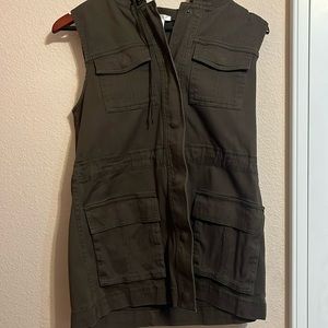 Matty M Sleeveless Cargo Jacket